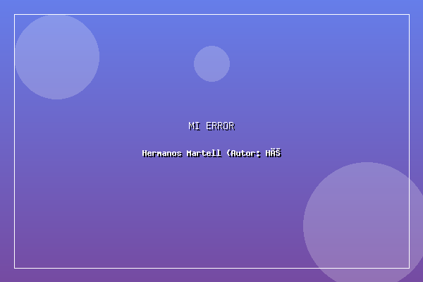 Mi error